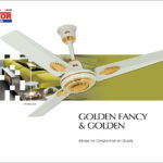 Golden Fancy Copper Fan