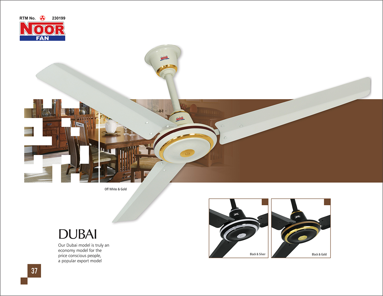 42 Dubai Silver Fan - Image 1
