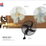 Wall Bracket Silver 24 Fan